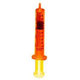 Becton Dickinson Oral Syringe with Tip Cap 10mL, Amber, Non-Sterile - Case of 500 - Total Diabetes Supply
