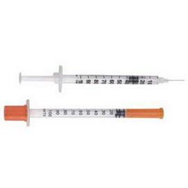 Becton Dickinson Consumer BD SafetyGlide Insulin Syringes with Needle 29G x 12 Needle Length 310cc Volume  Case of 400