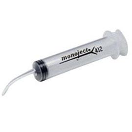 Kendall Healthcare Monoject Irrigation Curved Tip Syringe 12mL Capacity, Sterile, Latex-free - Box of 50 - Total Diabetes Supply
