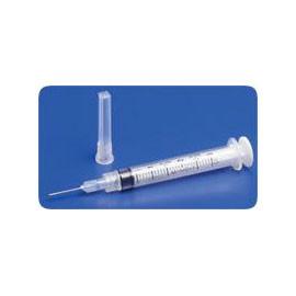 Kendall Healthcare Monoject Rigid Pack Syringe with Regular Luer Tip 3mL Capacity, Sterile, Single-use, Latex-free, 1/10mL Graduation - Box of 100 - Total Diabetes Supply
