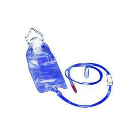 Kangaroo Large Bore Enteral Feeding Gravity Set with 1000mL Graduated Bag, 7-1/2 ft L Tubing - One each - Total Diabetes Supply
