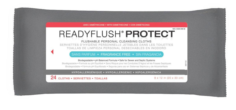 Medline ReadyFlush® Protect Biodegradable Flushable Wipe