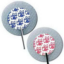 Kendall Healthcare Kittycat Pre-wired Electrode, 24" L, 1" Round - Case of 300 - Total Diabetes Supply
