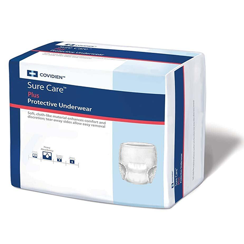 Sure Care Plus Underwear - Large, 44" - 54" - Pack of 18