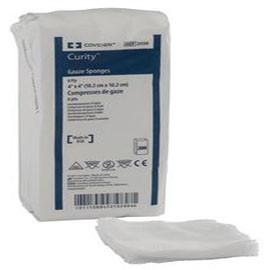 Curity Non Sterile Gauze Sponge 4" L x 4" W, 12 ply, 10s, U.S.P Type VII - Pack of 200 - Total Diabetes Supply

