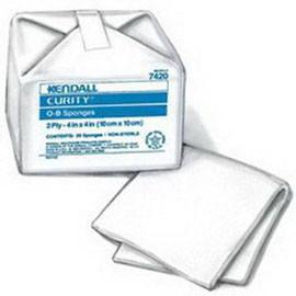 Curity Non Sterile O-B Sponge 4" L x 4" W - Pack of 100 - Total Diabetes Supply
