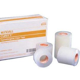 Kendall Healthcare Curity Hypoallergenic Clear Tape 2" x 10 yds. - Each - Total Diabetes Supply
