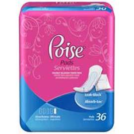 Poise Ultimate Coverage Protection Supreme Pad Sold By Bag of 33 6919295 - Total Diabetes Supply
