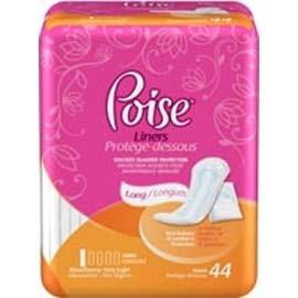 Kimberly Clark Poise Pantyliner Very Light Extra Coverage, Discreet Protection - One pkg of 44 each - Total Diabetes Supply
