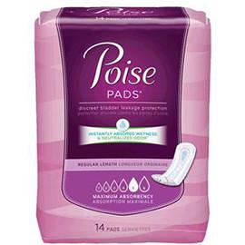 Kimberly Clark Poise Ultra With Side Shields, Superabsorbent, Discreet and Portable - One pkg of 14 each - Total Diabetes Supply
