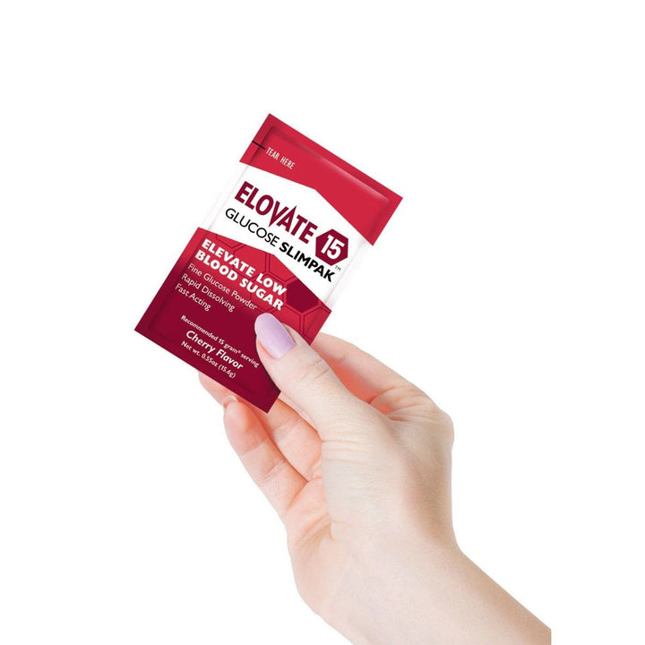 Elovate 15 Glucose SlimPaks - Cherry Flavor - 6 Pack