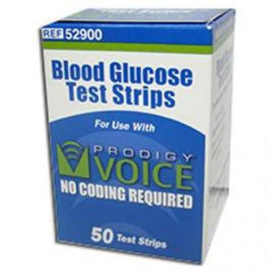 Prodigy VOICE Glucose Test Strips - 50 ct. - Total Diabetes Supply
