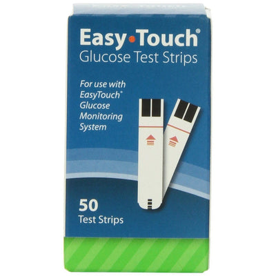 EasyTouch Glucose Test Strip - 50ct - Total Diabetes Supply
