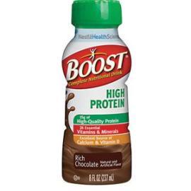 Boost High Protein Nutritional Energy Drink 8 oz, Rich Chocolate, 240 Cal - Case of 24 - Total Diabetes Supply
