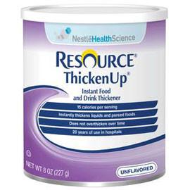 Nestle Healthcare Nutrition Resource Thickenup Instant Unflavored Food Thickener 8oz Can - Total Diabetes Supply

