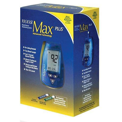 NovaMax Plus Glucose Meter - Total Diabetes Supply
