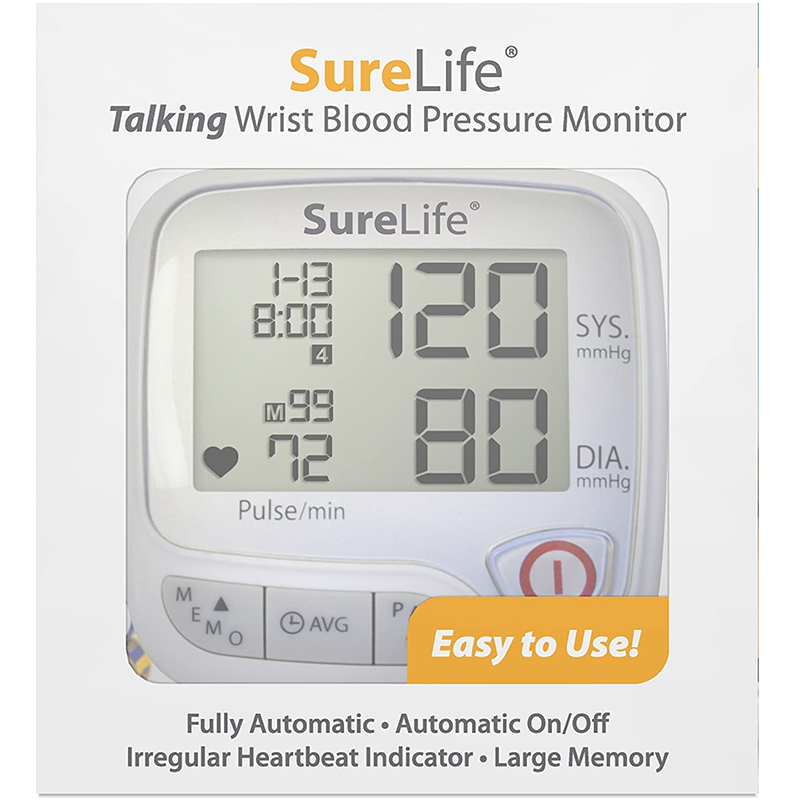 SureLife Premium Talking Arm Blood Pressure Monitor w/Universal Cuff - (1  per Box)