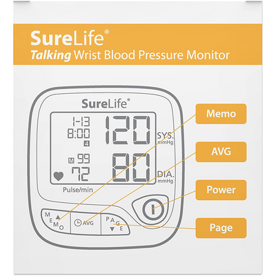 SureLife Premium Talking Wrist Blood Pressure Monitor