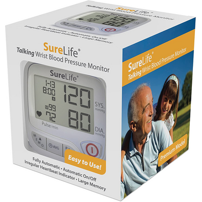 SureLife Premium Talking Wrist Blood Pressure Monitor