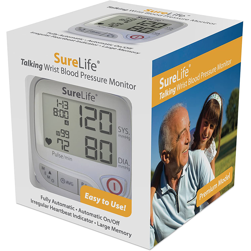 SureLife Premium Talking Wrist Blood Pressure Monitor