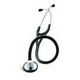3M Littmann Master Cardiology Stethoscope, 27" L, Black Tube, Latex-free, Soft Sealing Eartip - Each - Total Diabetes Supply
