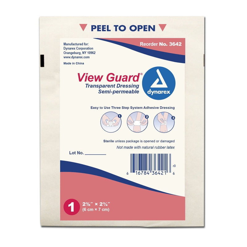 View Guard Transparent Dressings Sterile (2 3/8" X 2 3/4") -100ct.