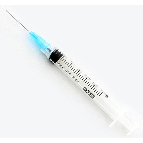 3cc Syringe/Needle Combination, Luer-Lock Tip, 21g x 1, Green - Box of 100