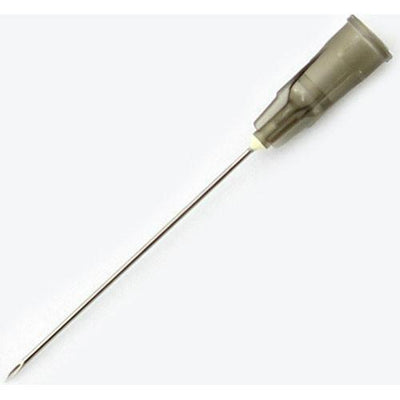 Hypodermic Needle, Regular Bevel, 22g x 1 1/2, Black - Box of 100