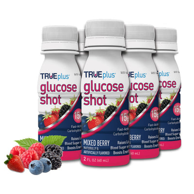 TRUEplus Glucose Shot - Mixed Berry - 2 oz