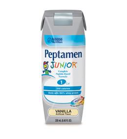 Nestle Healthcare Nutrition Peptamen Junior Strawberry Flavor Liquid 8Oz Can, 250Cal Per Can
