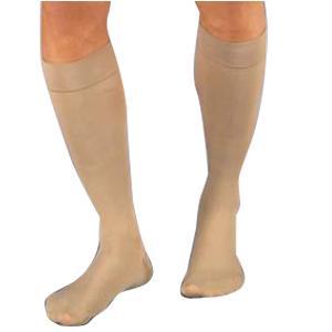 BLACK BSN Jobst Unisex Relief Knee-High Moderate Compression Stockings, Closed Toe, Medium