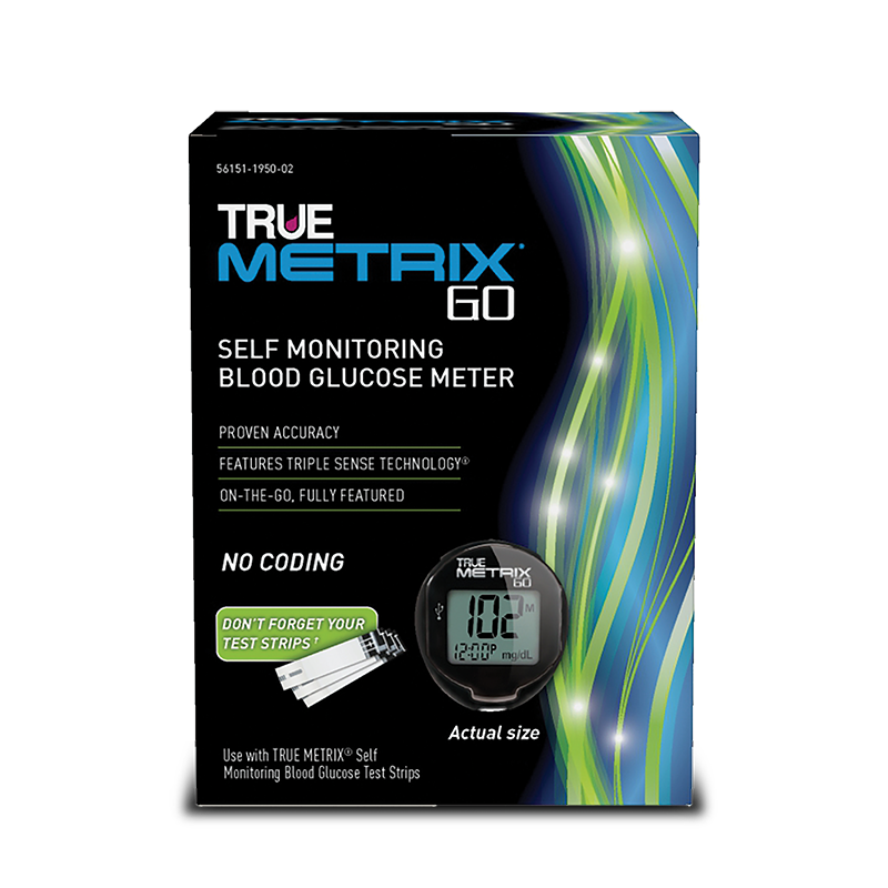 TRUE METRIX GO® Glucose Meter Starter Kit with USB Data Cable