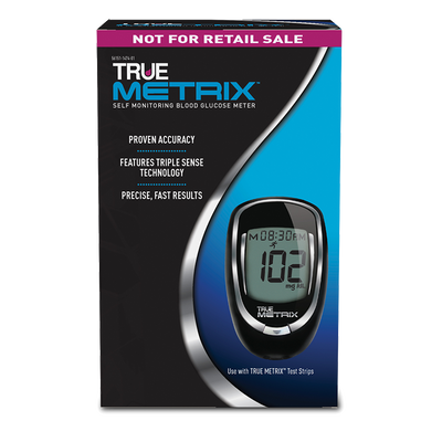 TRUE METRIX Glucose Meter Package with Docking Station