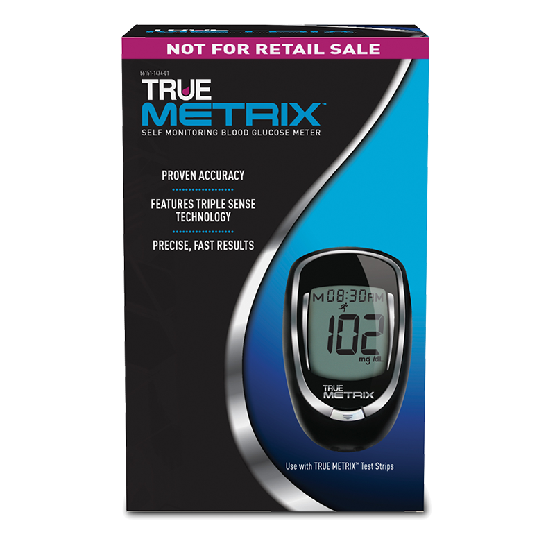 TRUE METRIX Glucose Meter Package with Docking Station