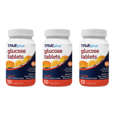 TRUEplus Glucose Tabs - Orange 50 ct.
