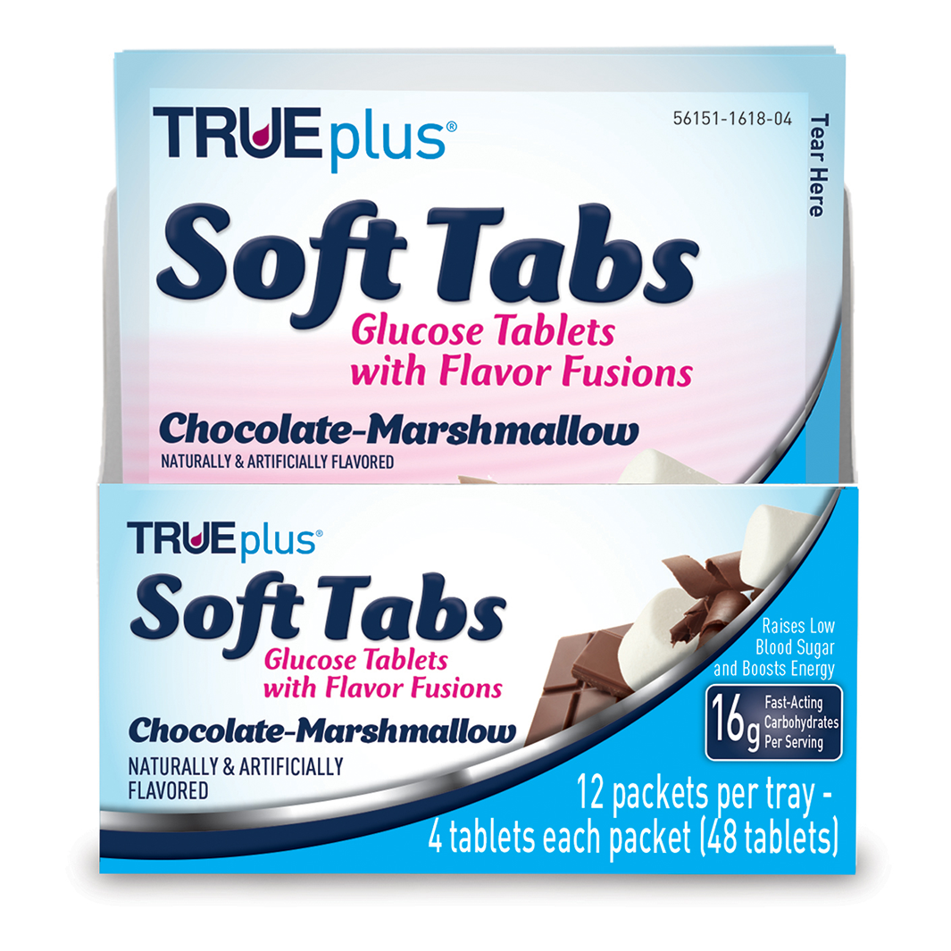 TRUEplus Glucose Tablets Choc. Marshmallow Soft Glucose Tablets