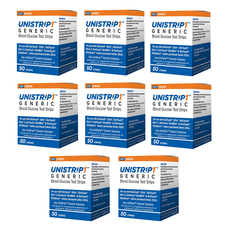 UniStrip Glucose Test Strips - 400 ct. - Compatible with OneTouch Ultra Meters
