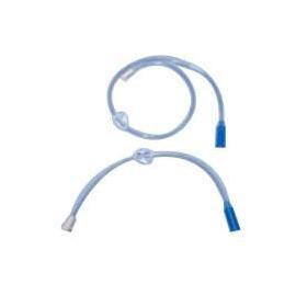 Feeding Extension Set 24" with Right Angle Connector, Straight Port - One each - Total Diabetes Supply
