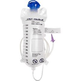 Amsino Alcor AMSure Enteral Feeding Bag with Pre-Attached Pump Set and Magnet 1200mL - One each - Total Diabetes Supply
