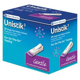 Owen Mumford Unistik 3 Gentle Lancets 30G - 100 ct. - Total Diabetes Supply
