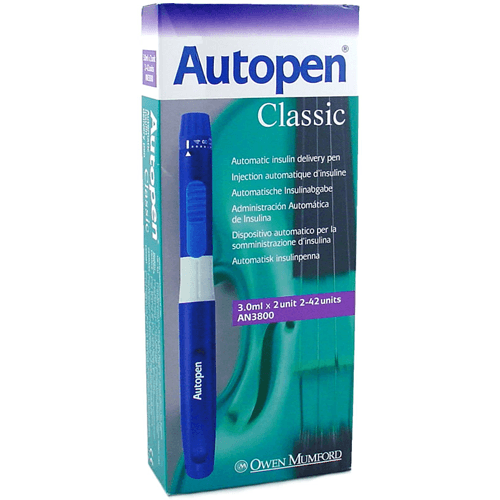 Owen Mumford Classic Autopen Multidose Injection Pen - 3.0ml X 2 unit 2-42 units