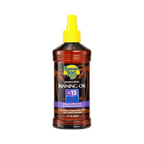 Energizer Personal Care Banana Boat Tanning Oil, Protective, Spf 15 8 Fl Oz