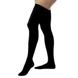 BSN Jobst Relief Thigh High Firm Compression Stockings with Silicone Dot Band Large, Black, Closed Toe, Unisex, Latex-free - 1 Pair - Total Diabetes Supply
