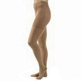 BSN Jobst Relief Waist High Compression Pantyhose Large, Beige, Open Toe, Unisex, Latex-free- Each