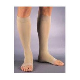 BSN Jobst Relief Knee High Moderate Compression Stockings Large, Beige, Open Toe, Unisex, Latex-free - 1 Pair - Total Diabetes Supply
