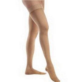 BSN Jobst Relief Thigh High Moderate Compression Stockings with Silicone Dot Band Extra-large, Beige, Closed Toe, Unisex, Latex-free - 1 Pair - Total Diabetes Supply
