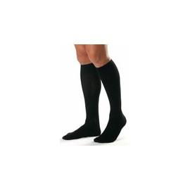 BSN Jobst Mens Knee High Ribbed Compression Socks Small, Closed Toe, Navy, Latex-free - 1 Pair - Total Diabetes Supply
