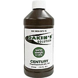 Century Pharmaceuticals Dakin's Solution Quarter Strength 125% 16 oz, Each - Total Diabetes Supply
