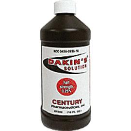 Century Pharmaceuticals Dakin's Solution 25% Wound Cleanser 16 oz, Each - Total Diabetes Supply
