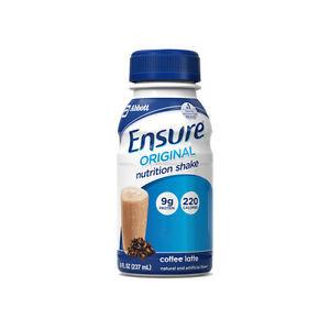 Abbott Nutrition Ensure Coffee Latte Retail - One 8oz Bottle Each